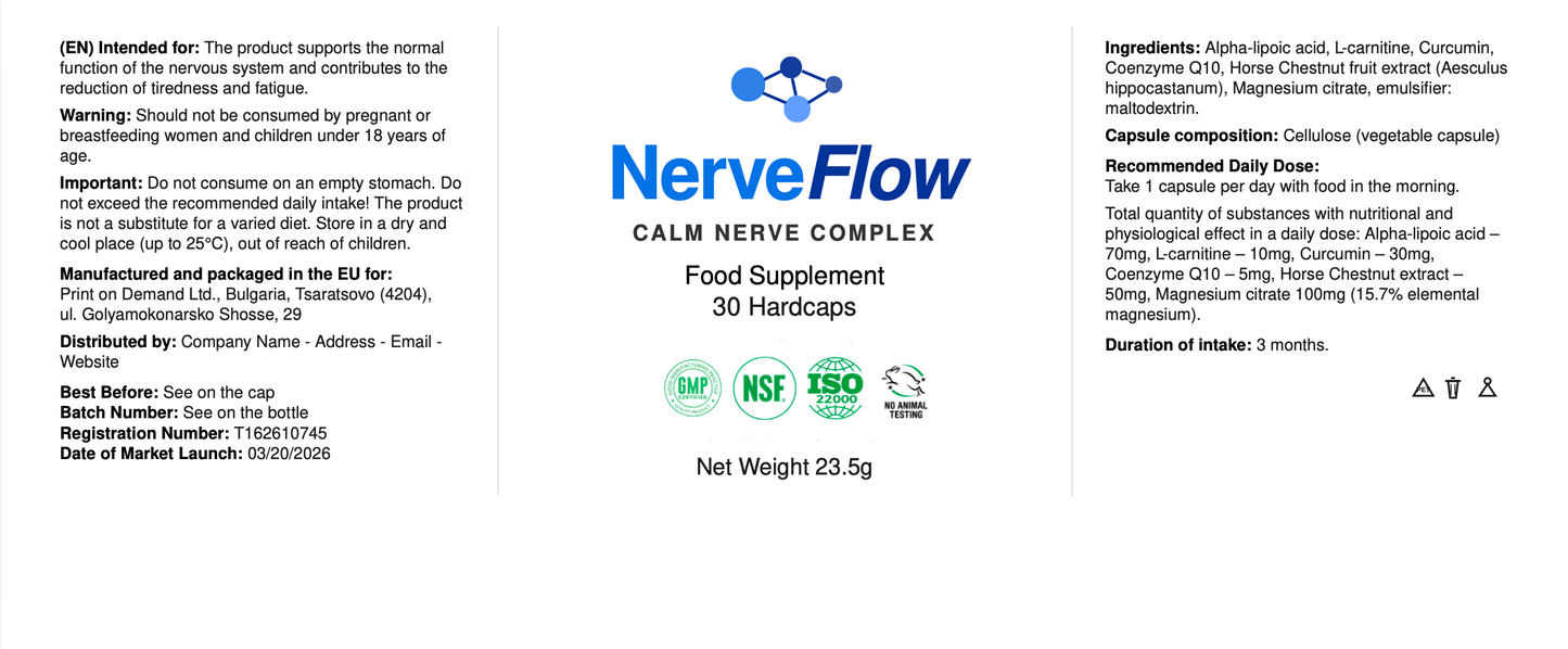 Nerve Flow - 2 butelki (1 + 1 GRATIS)